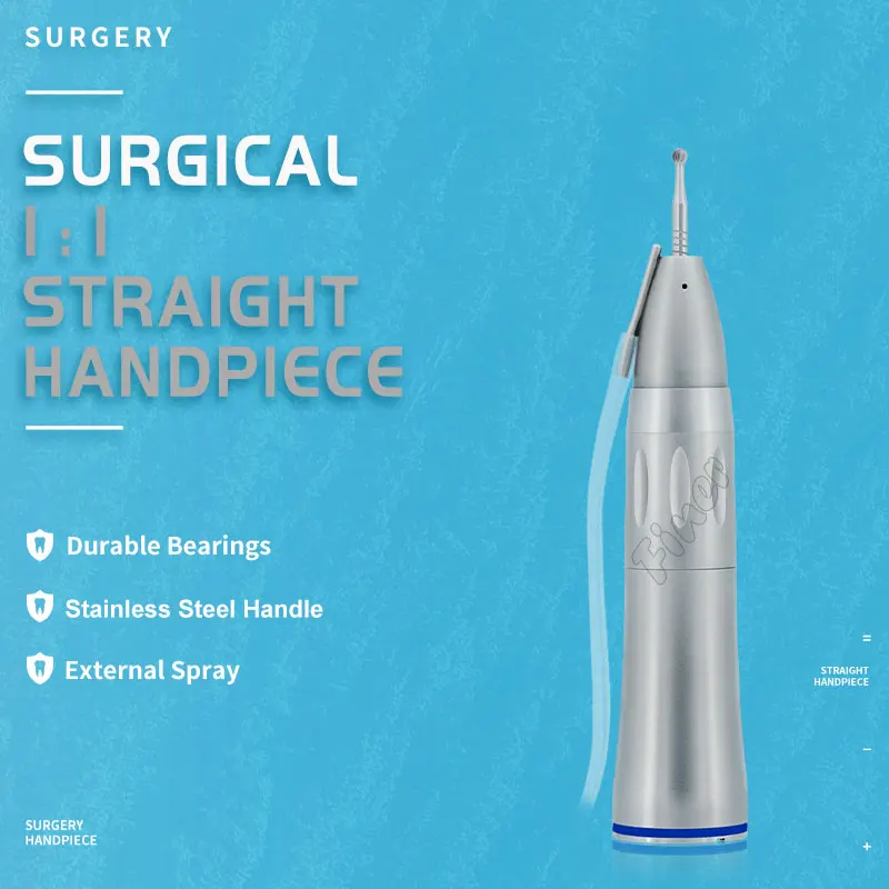 Dental Implant Surgical Straight Handpiece External Water Spray Sinus Lift Hand Piece