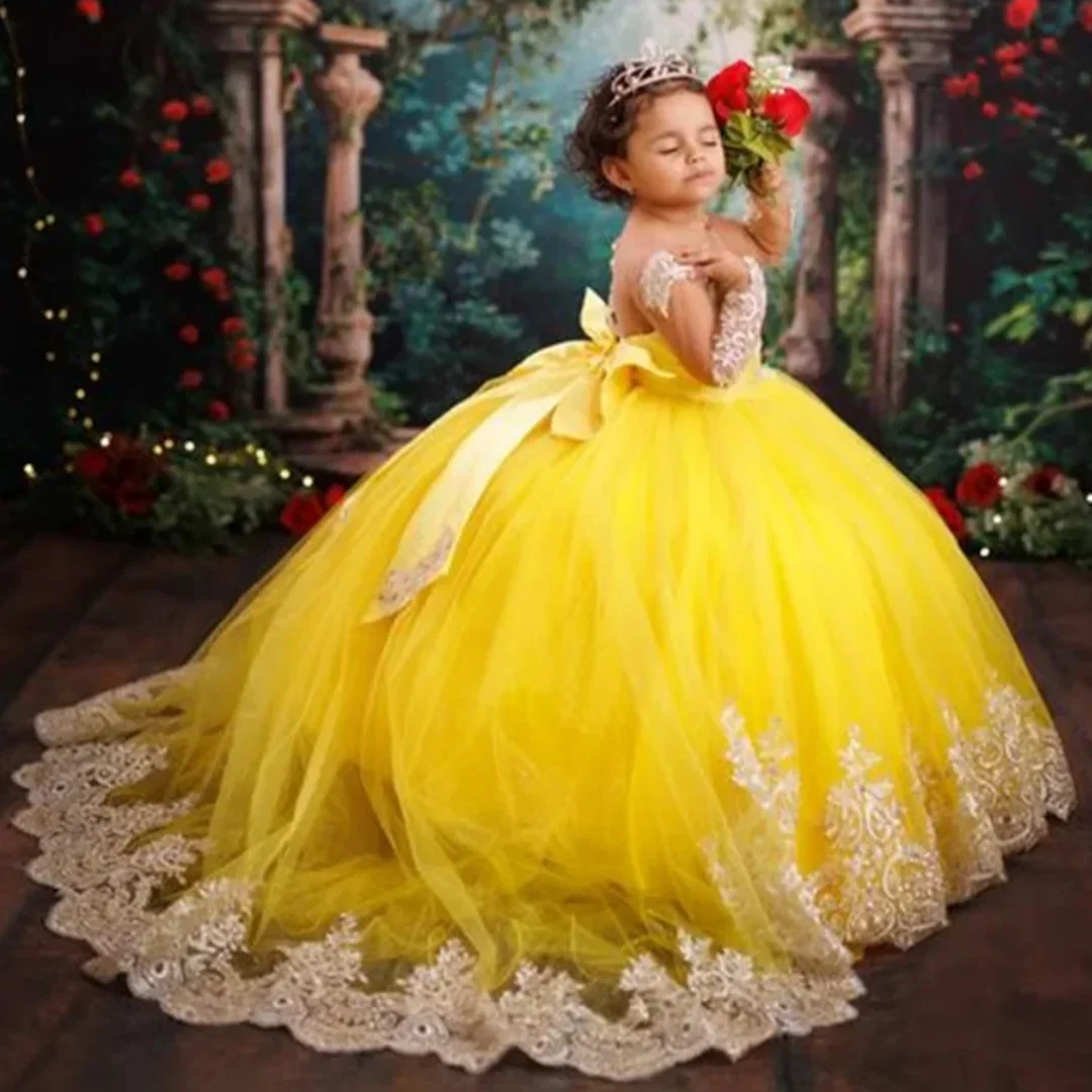 abiti-da-ragazza-di-fiore-gialli-personalizzati-per-abiti-da-sposa-con-maniche-lunghe-e-applicazioni-con-fiocco-lungo-fino-al-pavimento-abito-da-damigella-d'onore-per-bambini