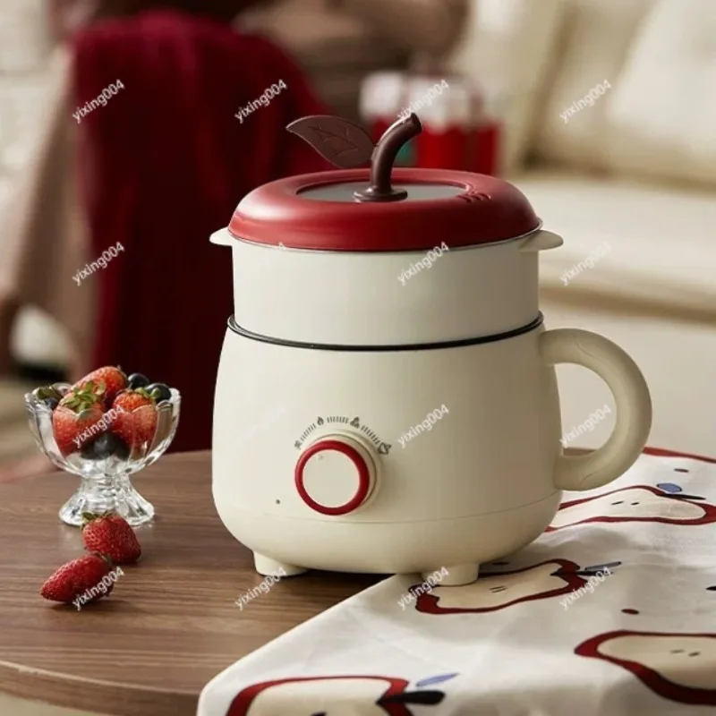 Multi‑Function Electric Cooking Pot Mini Hot Pot with Steamer for Dorm Household Noodle Cooking