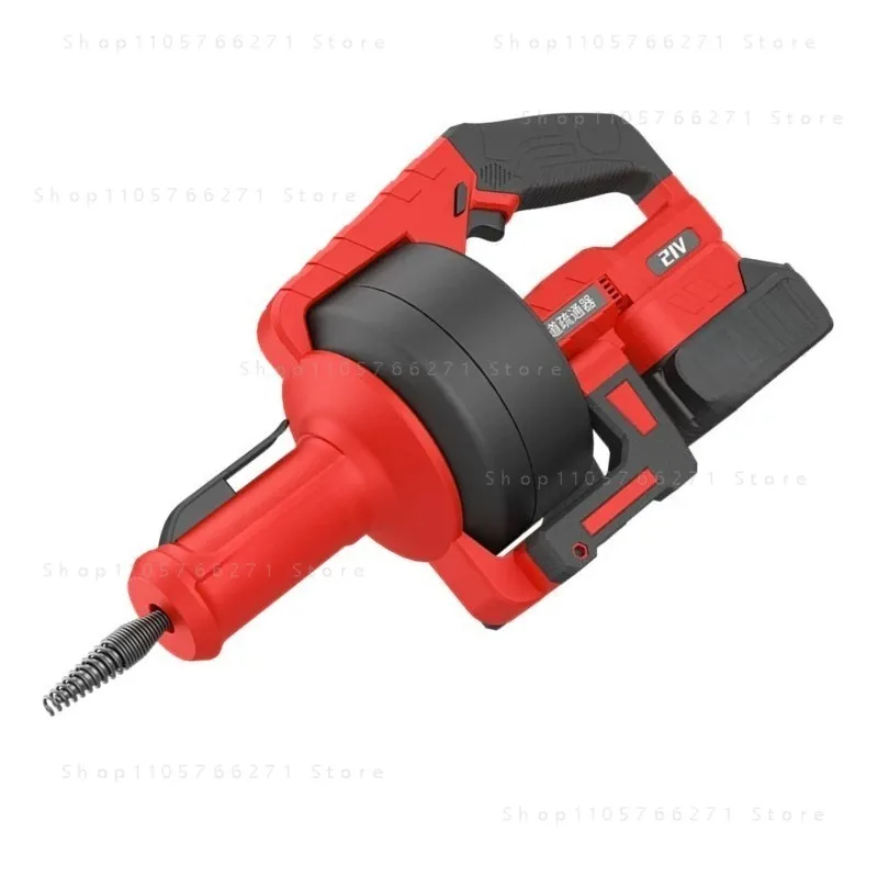 Lithium battery sewer dredging artifact electric pipe dredging special tool kitchen toilet toilet blockage dredging machine