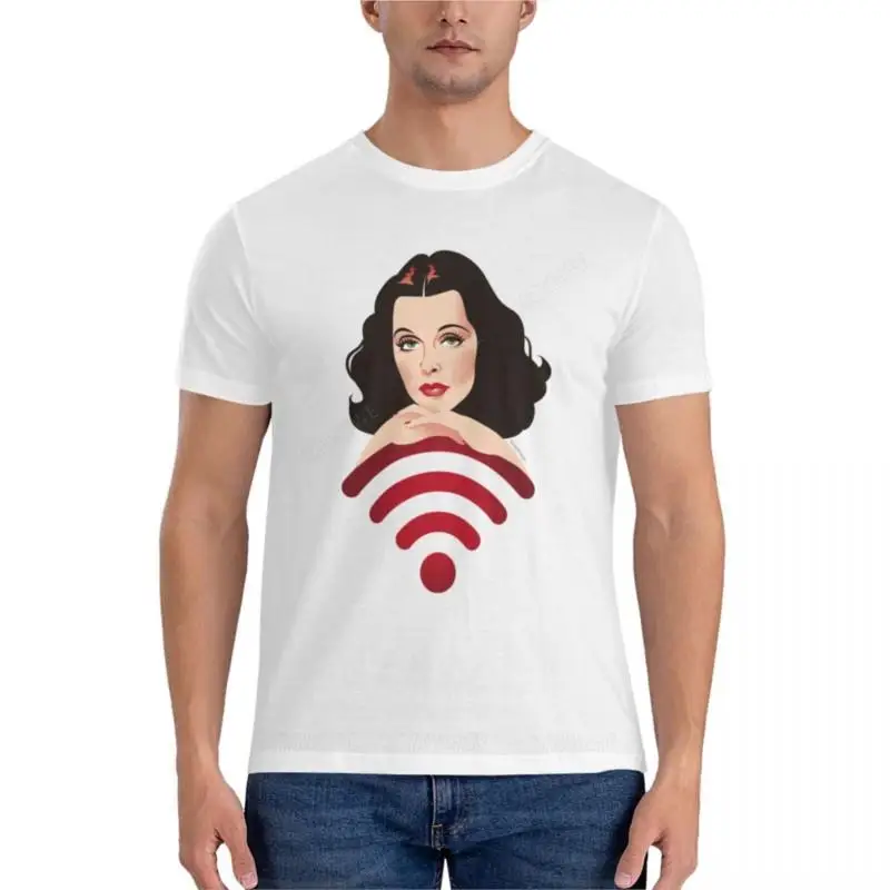 Hedy Wifi Classic T-Shirt mens graphic t-shirts funny korean fashion T-shirt for a boy mens cotton t shirts