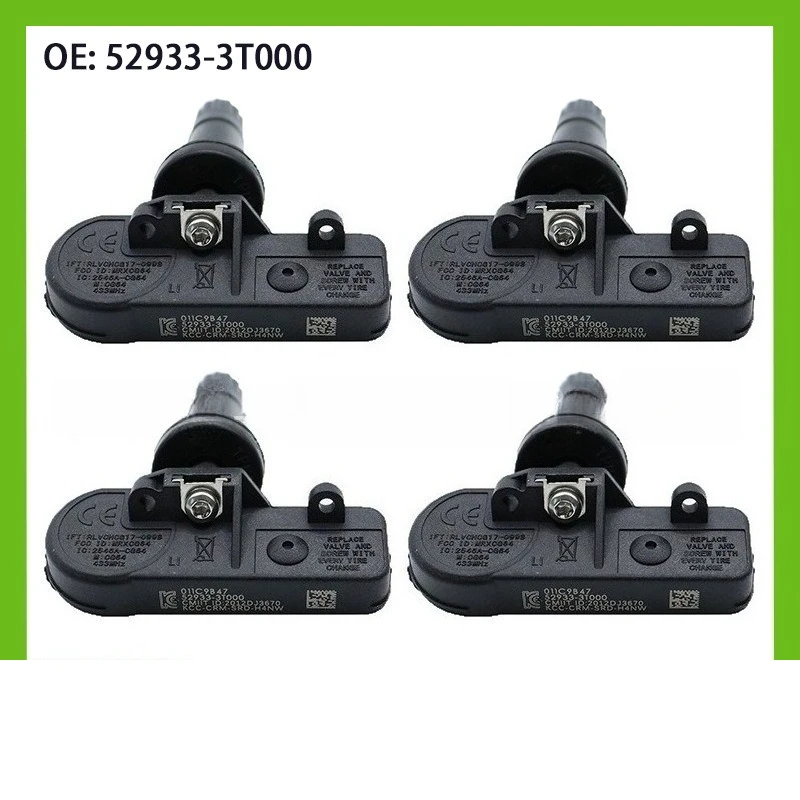 

52933-3T000 529333T000 1/4pcs TPMS Tire Pressure Monitor Sensor for Hyundai Kia K9 For 2014-2019 Kia Quoris K900