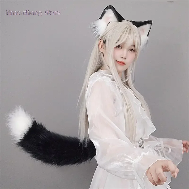 New Hand-made Cosplay Electric Fox Tail Plush Swaying Animal Tail Comic Exhibition Moving Dog Cat Tail Furry Costume