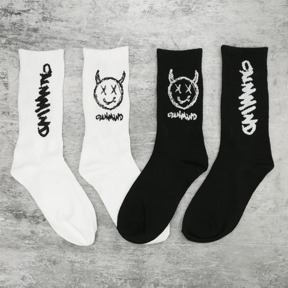Trendy Long Sock Street Style Hip Hop Breathable Mid Tube Sports Socks Cotton Unisex Hosiery Skateboard Socks