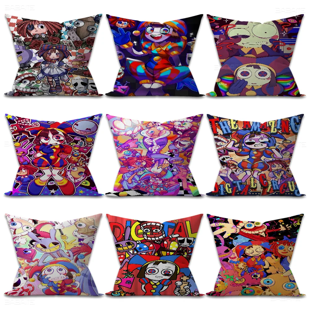 Cartoon The Amazing Digital C-Circus Cushion Cover 30x50 Polyester Sofa Cushions Decorative Throw Pillows Home Pillowcover