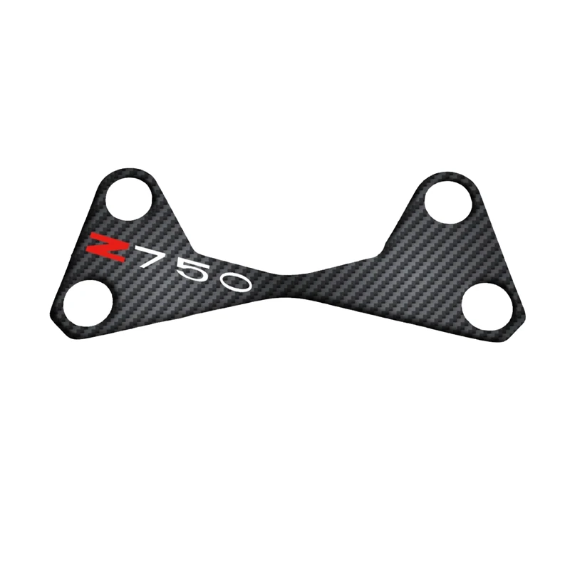 دراجة نارية ثلاثية الأبعاد مقاوم للماء من ألياف الكربون الوقود مائي خزان الغاز وسادة واقية الأسماك العظام ملصق لكاواساكي Z750 Z 750