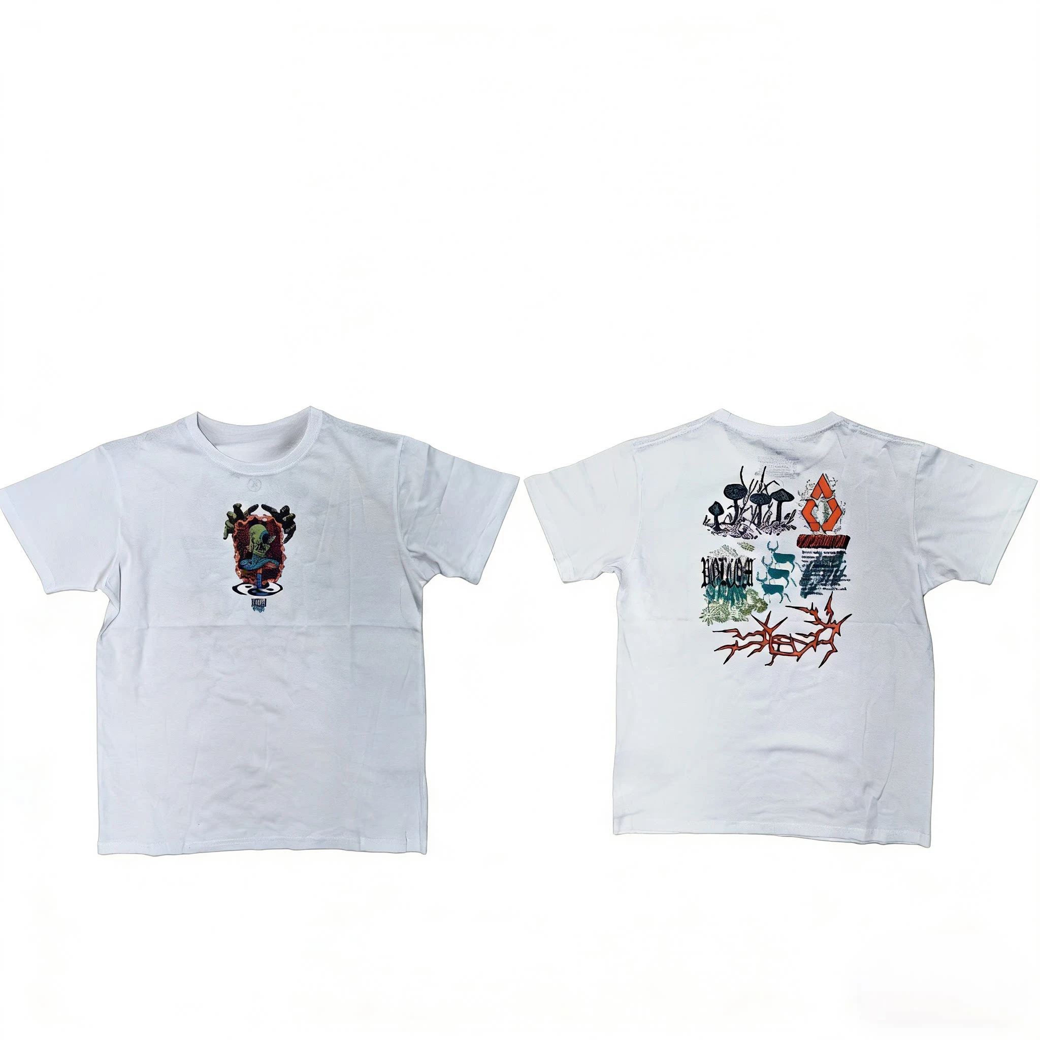 Rare Volcom Cotton Short Sleeve T-shirt Personality Niche Skateboard Function Wind All Kinds of Classic Beauty Tide Surfing