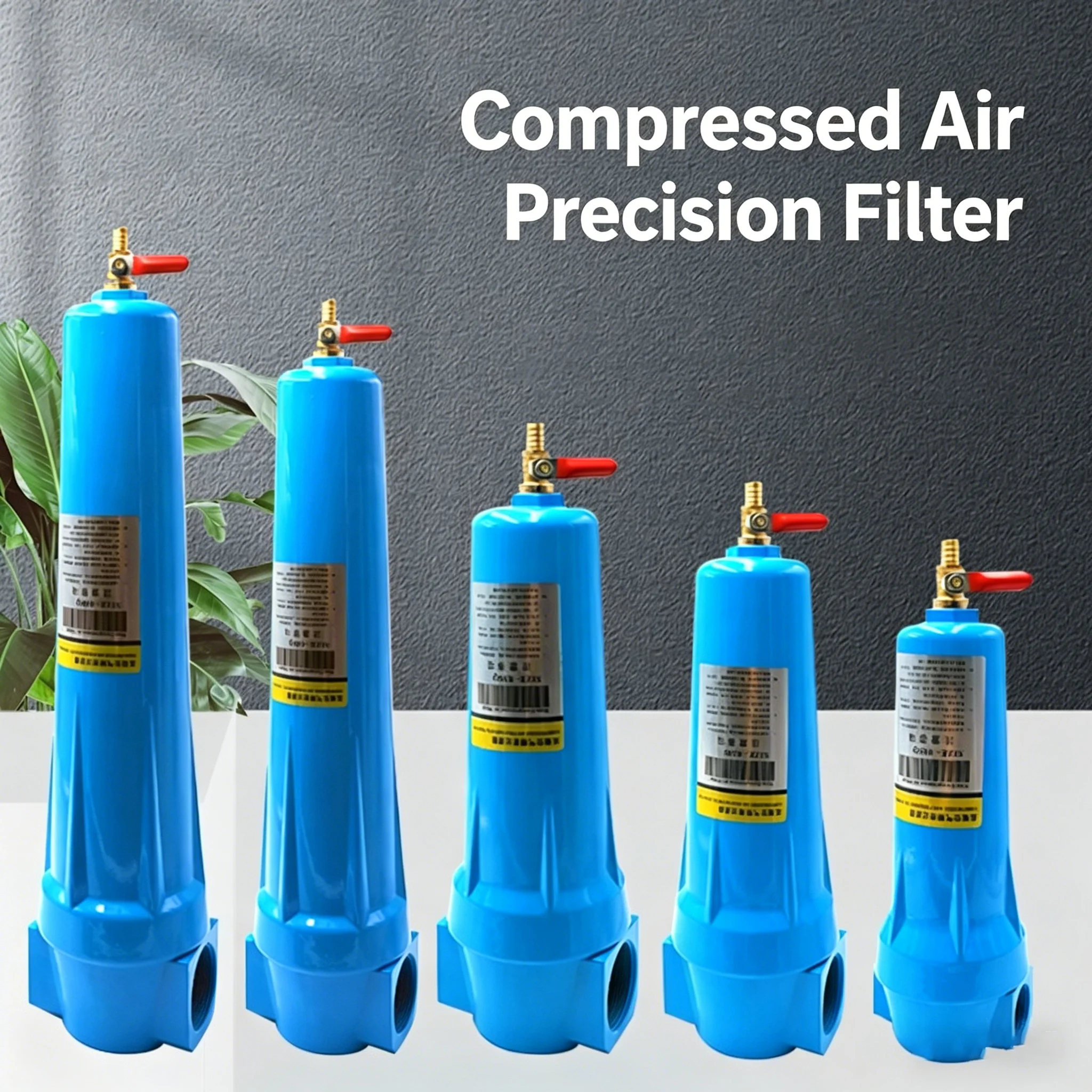 QPS High-pressure Precision Filter, Air Compressor Compressed Air Filtration And Drying Machine, Oil-water Separator, Air Pump D