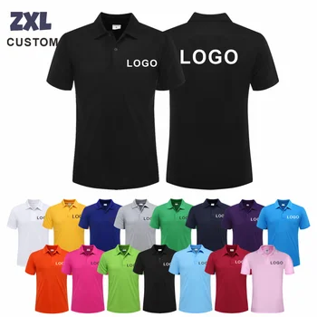 Özelleştirilmiş Logo Nefes Polo Gömlek Rahat Şirket Grubu Giyim Yaka Kısa Kollu Polo Gömlek Iş Elbiseleri Baskı Nakış