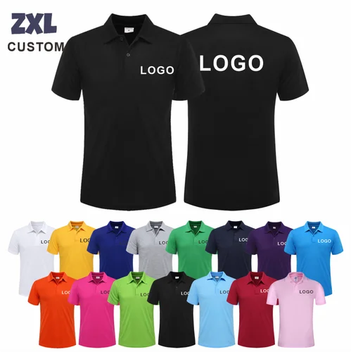 Polo transpirable con logotipo personalizado, ropa informal para grupo de empresa, Polos de manga corta con solapa, ropa de trabajo, bordado estampado