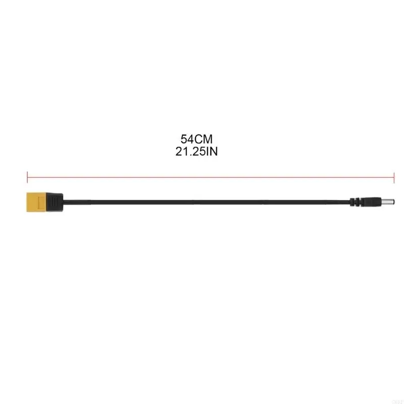 

G6KF Multifunctional Portable XT60 to DC5525 TS100 Soldering Iron to Wiring Power Cord 5.5mm x 2.5mm