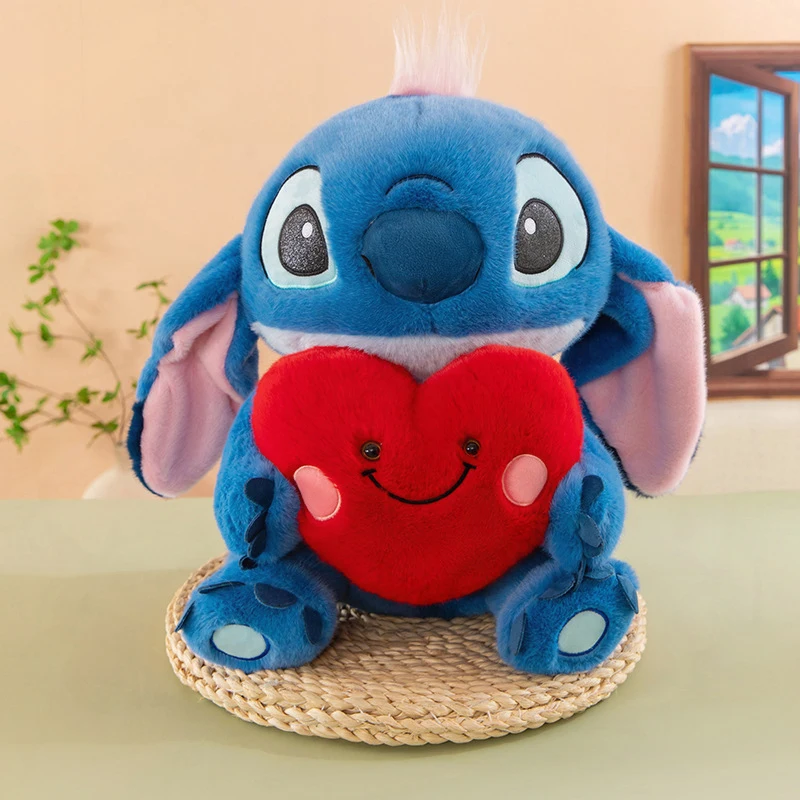 

Kawaii Disney Plush Toy Stitch Cuddle Bear Soft Filled Doll Stuffed Animal Kids Birthday Gift Cute Plushie for Children