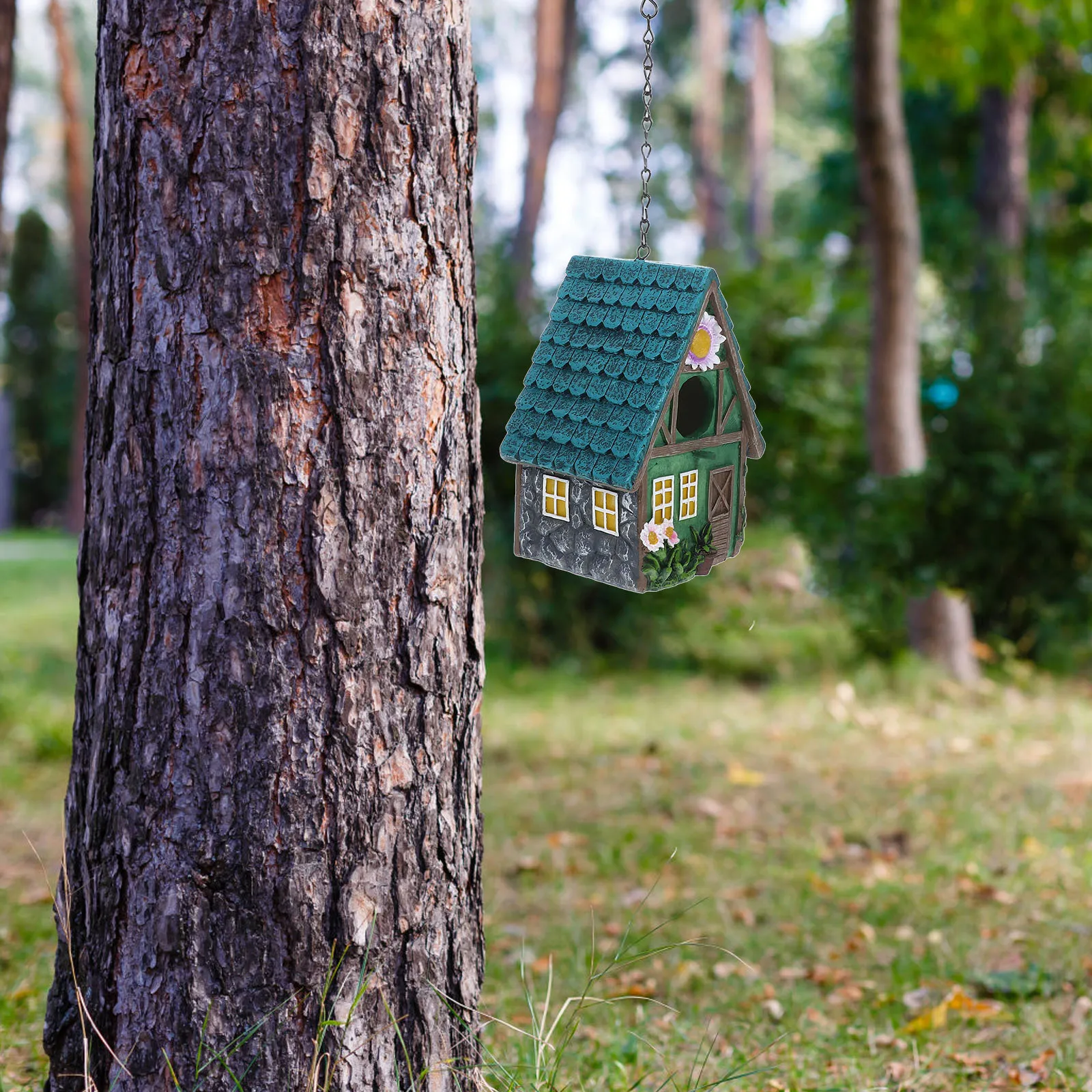 

1Pcs Easy to Hang Bird House Strong Material Nature Close Bird Shelter Decor Home Decoration Decorative Birds Shelter