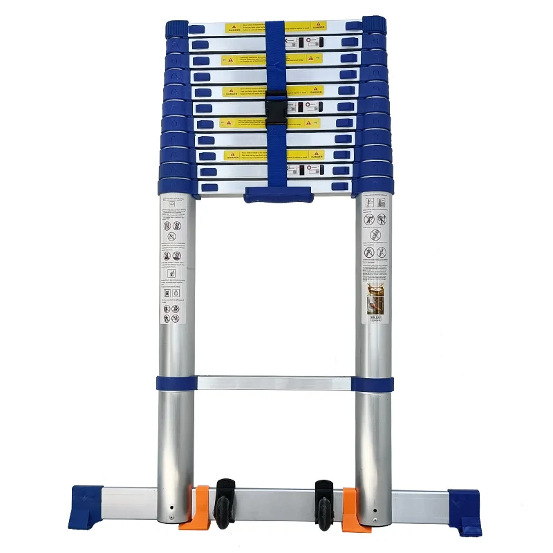 Verdickte gerade Leiter, Teleskopleiter, technische Leiter, Teleskopleiter aus Aluminiumlegierung