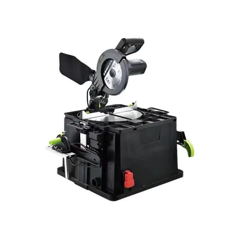 GF-210 Dual Mode Flip Saw Woodworking Table Miter Saw with Dust Collection