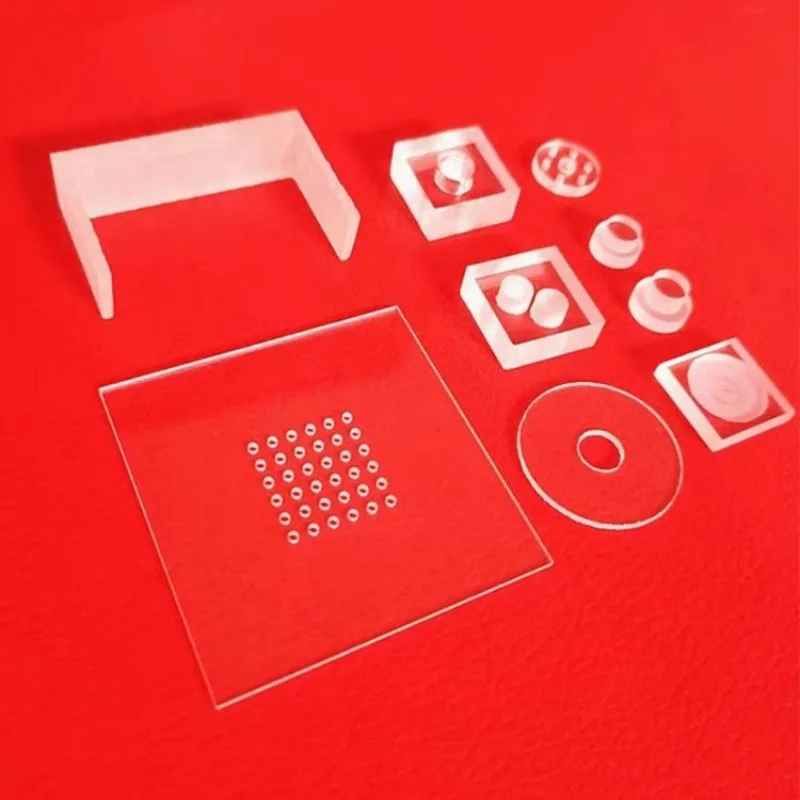 Hydrophobic & Hydrophilic Coated Glass Slides, 20-100mm, High Transmission Substrate Customizable for Lab Use