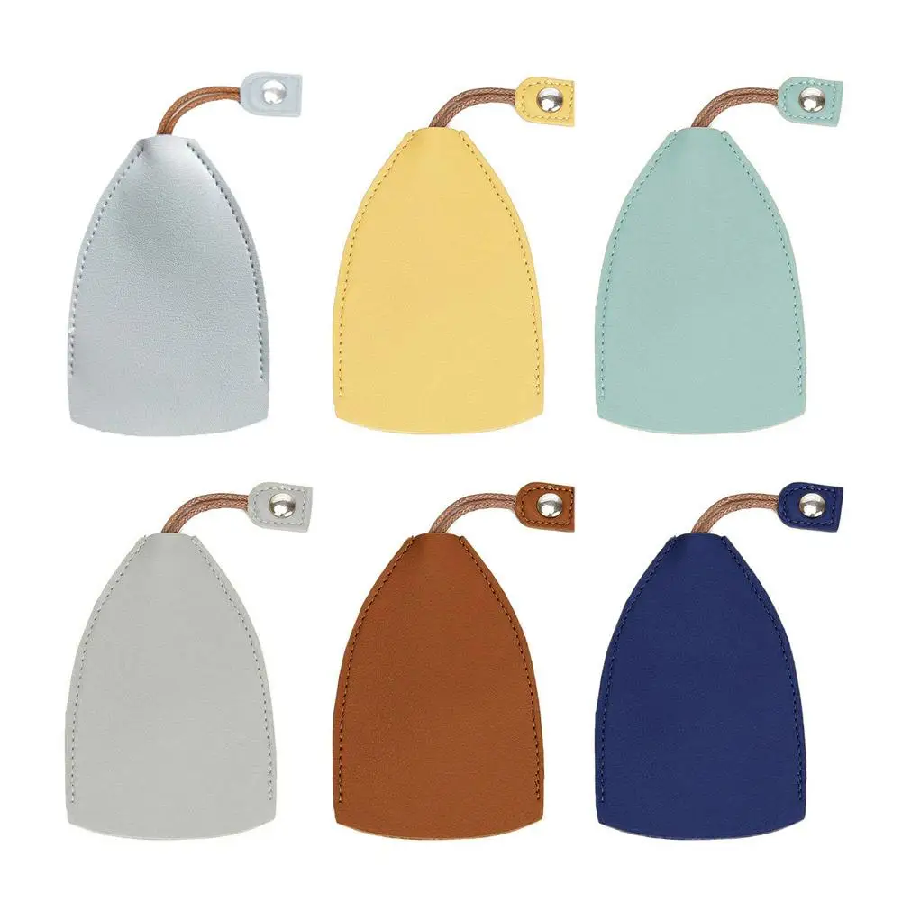 Pull Type Key Holder For Keys, Unisex Keychain Pouch, Cute Wallet, Mini Car Key Case, Desenhos animados, Coelho, Gato, Couro Key Box