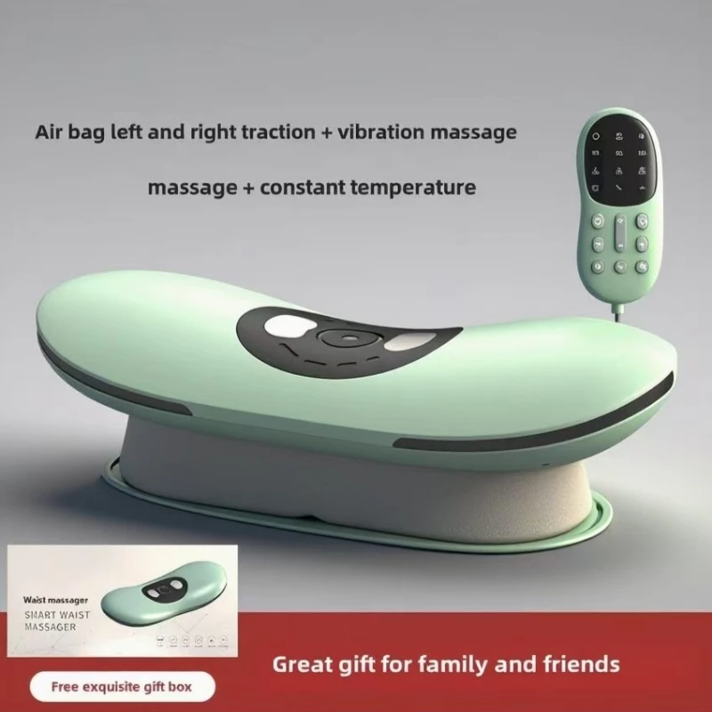 

New Arrivals Electric Lumbar Traction Massager with Heat Adjustable Intensity Inflatable Back Stretcher for Spinal