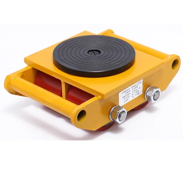 

Heavy Duty Moving Rollers Skate Kits Individual Dollies Individual Rollers 100 Ton Cargo Trolley