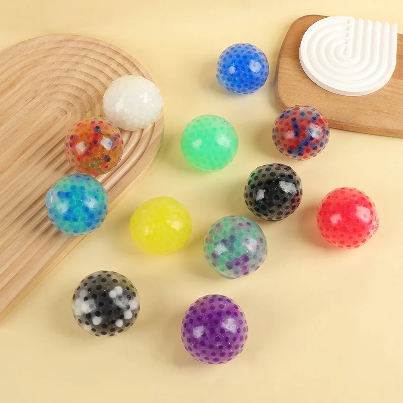 2 unid/bolsa pelota de ventilación para apretar, pelota de uva colorida con pellizco de goma suave, juguete para aliviar el estrés, recuerdos de fiesta, suministros para fiesta de cumpleaños para niños, regalo