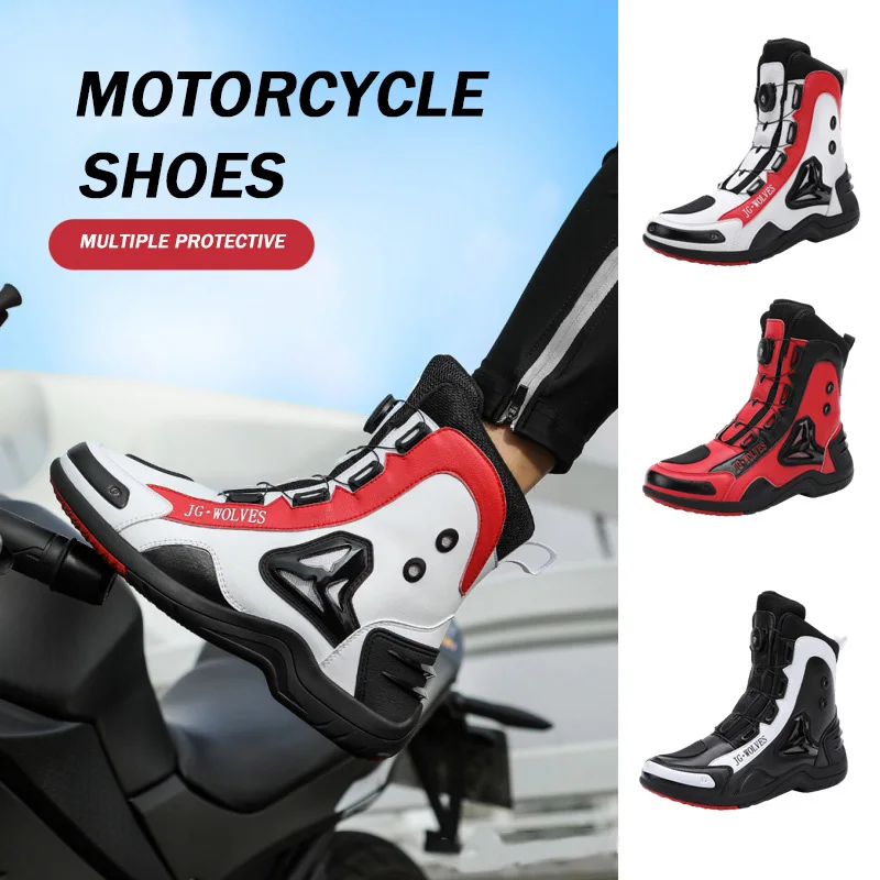 Pro Waterproof Commuting Boots Off-road Rally Motorcycle Shoes Men Women's Moto Travel Outdoor Leisure Boots with Fur