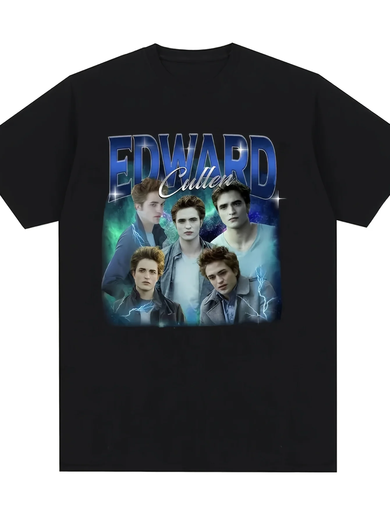 

Twilight Edward Cullen Robert Pattinson Graphic T Shirt Unisex Harajuku Hip Hop Oversized T-shirt Men Casual Cotton Loose Tshirt