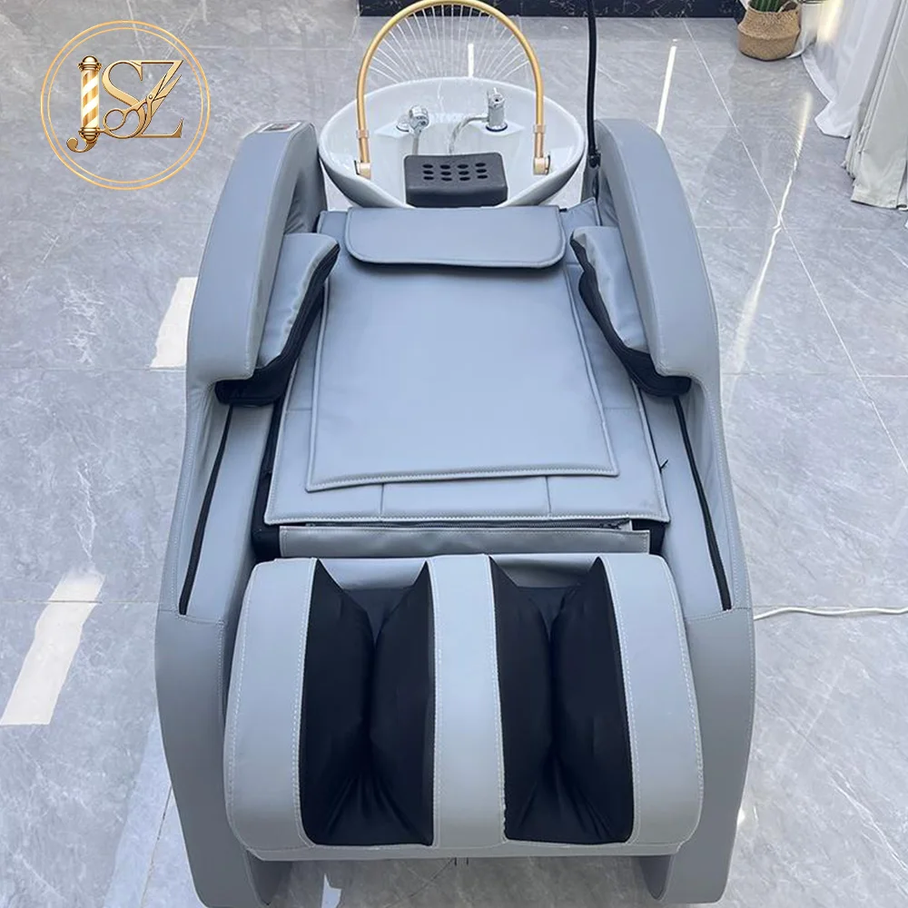 

Modern Spa Head Therapy Shampoo Massage Bed Professional Steamer Hair Washing Salon Furniture