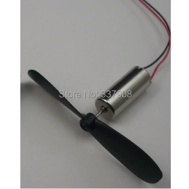 2PCS 7*16 MM High Magnetic Coreless Motor 55000RPM + Propellers Airscrew For Remote Control Aircraft/quadcopters Tail Motor