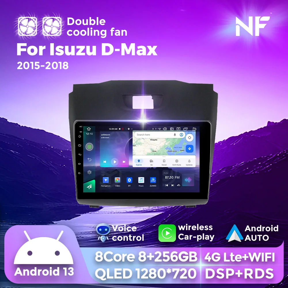 

9inch Android Multimedia Player for Chevrolet TrailBlazer 2 2012 - 2016 Isuzu D-MAX 2 2012 - 2018 Carplay Car Radio 4G FM Stereo