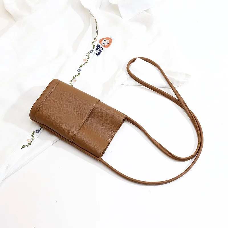 Zachte Lederen Telefoontas Dames Crossbody Mini Tas 2024 Nieuwe Trendy Veelzijdige Kleur Schattige Mini Emmer Tassen Dames Handtassen