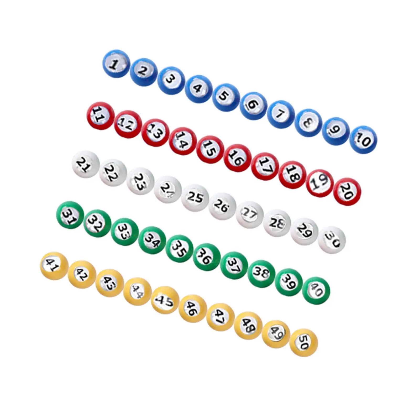 

Bingo Ball Calling Balls with Easy Read Window Attachments Replace Tally Ball