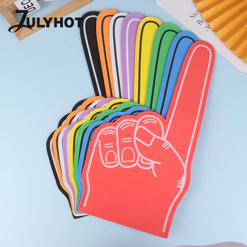 Finger Foams Sports Cheerleading Party Hand Props 1 Noise Makers Props Giant Hands Sports Favors Cheering Palm Party Props