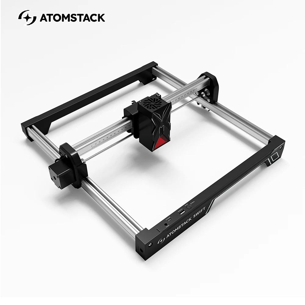 

ATOMSTACK 7 Вт 12 Вт портативный мини-лазерный гравировальный станок для делового магазина домашняя гравировка металла, дерева, акрила, стекла, кожи, пластика
