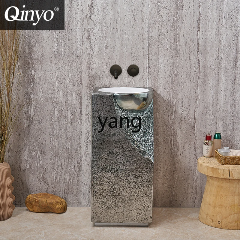 حوض غسيل عمود Yhm حوض عمود إقامة منزلية متكامل من النوع الأرضي