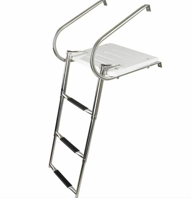 3-Step Stainless Steel Telescoping Marine Boat Ladder