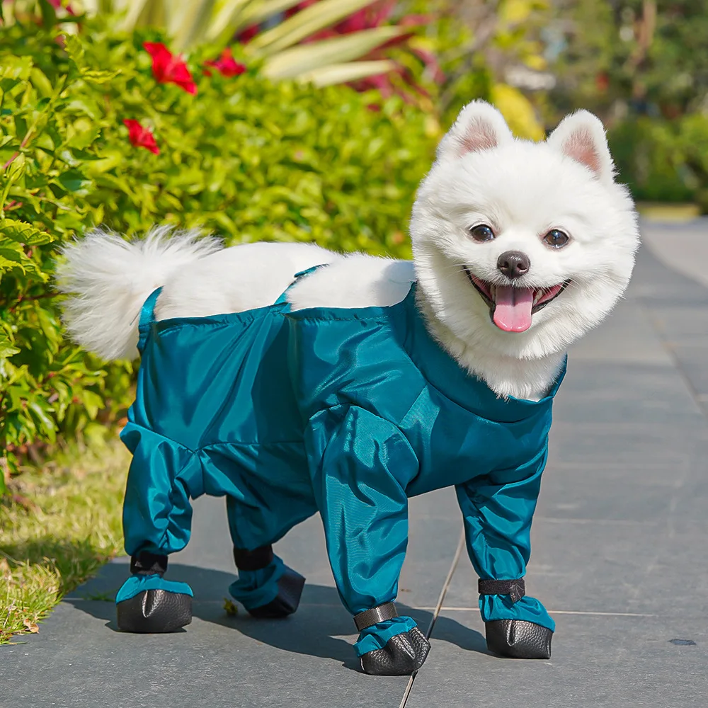 أحذية بحمالات للكلاب، بدلة واقية للجسم مقاومة للأوساخ ومضادة للانزلاق ومقاومة للماء للكلاب، أحذية بحمالات ضيقة للكلاب الصغيرة والمتوسطة