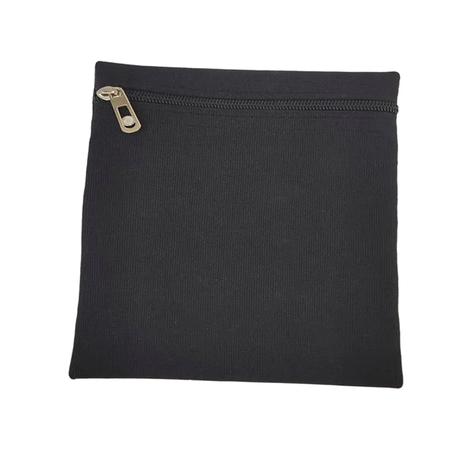 Hidden Security Zippered Pocket Canvas Sew Accessories Storage Wallet for Coats Sweatshirts Clothing