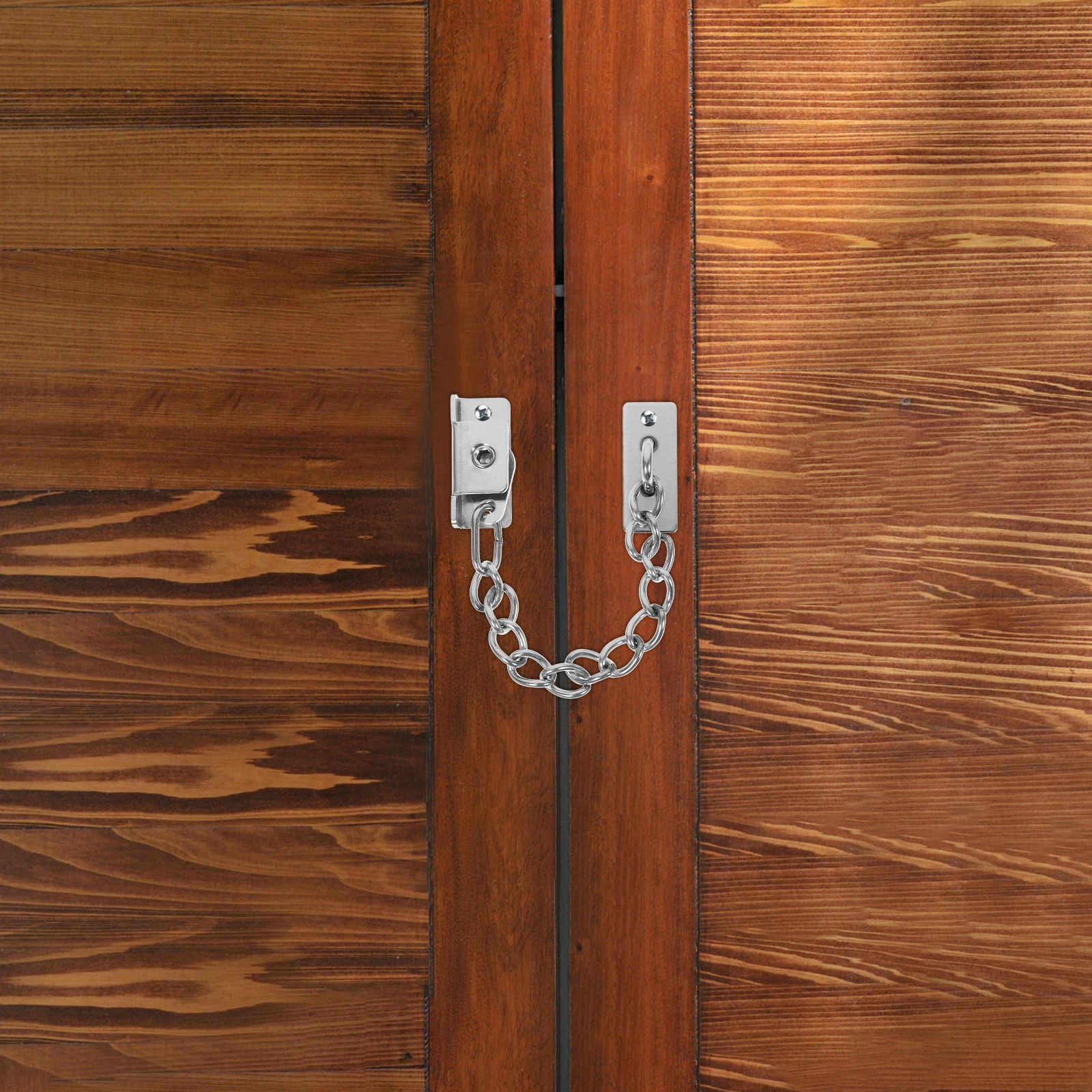 

Stainless Steel Window Security Chain Lock Safety Latch Cable Front Screen Baby Child Pet Proof Hotel Dorm for Unwanted