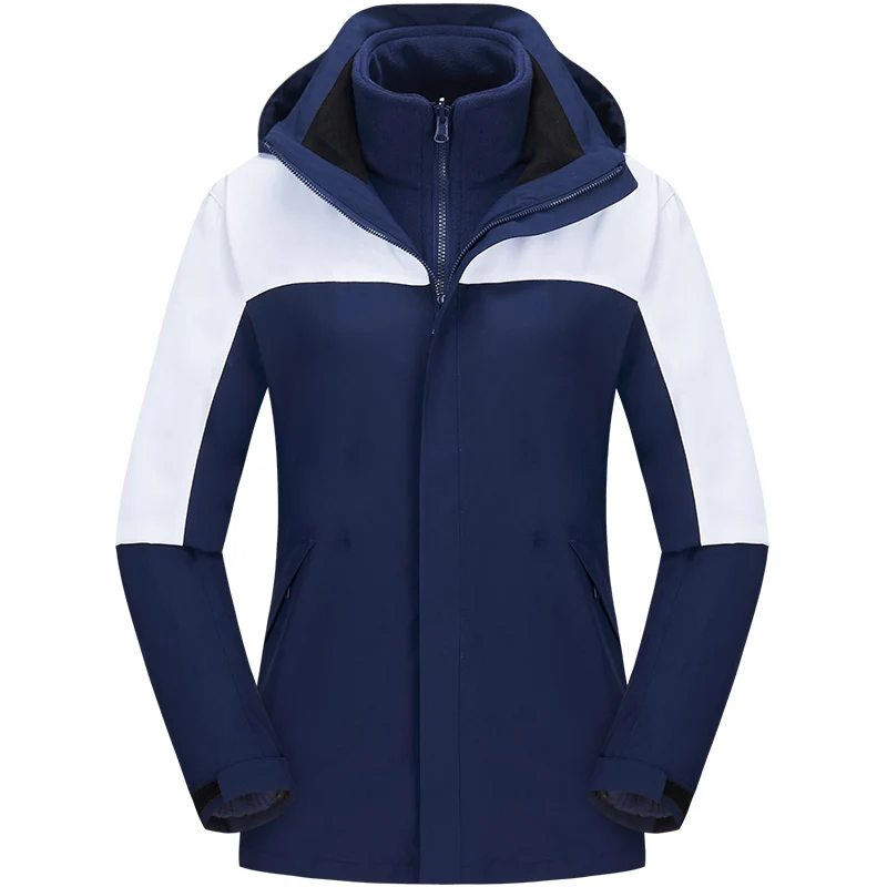 

Couple's Winter Cold and Warm Three in One Detachable Jacket Outdoor Cycling Sports Windproof Breathable Cold and Warm Jacket