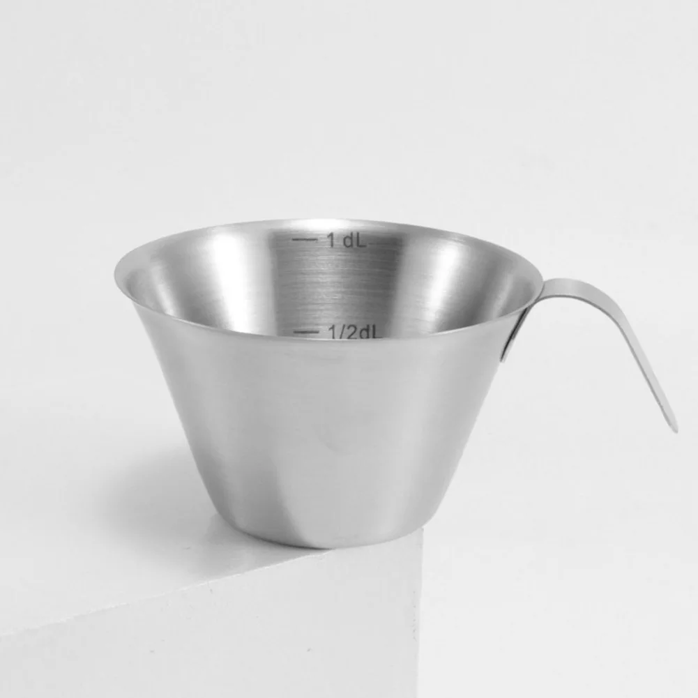 

Extraction Cup Measuring Cup Dining Gadgets 100.5 X 46.5 X 41mm 100ml 304 Stainless Steel 36g 50ml Cocktails Accessories