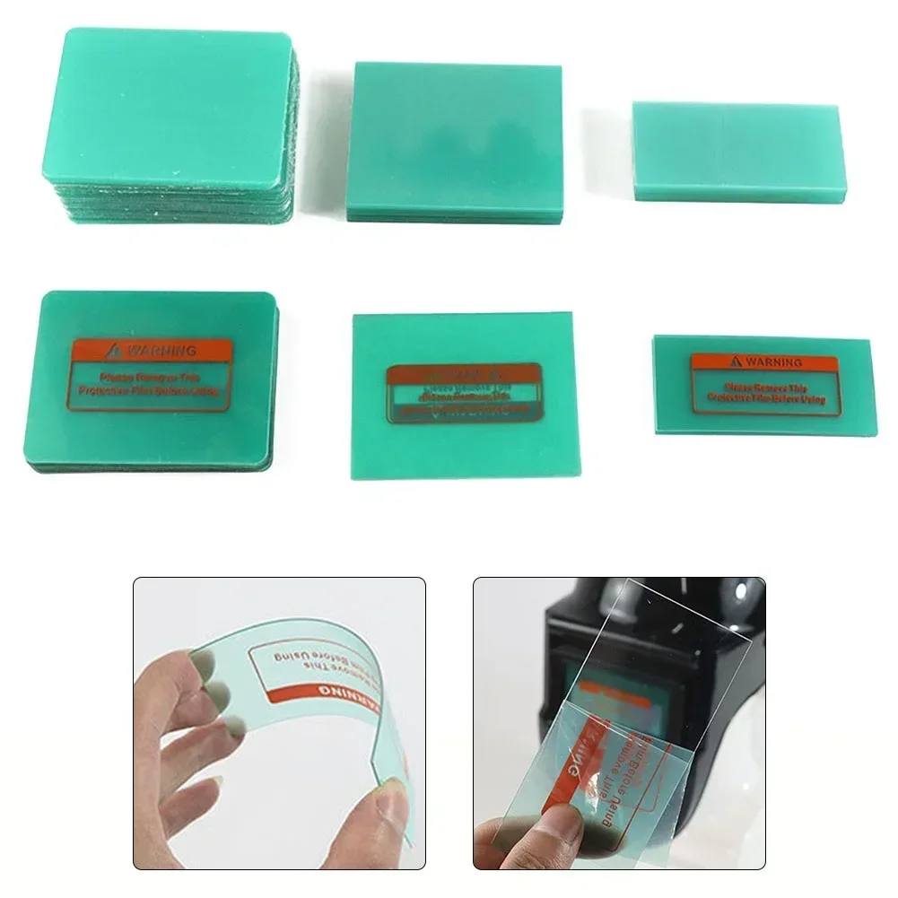 5PCS Welding Shield Cover Lens Welding PC Protective Film Welding Screens Helmet Mask Anti-spatter Lens Replacement Accessories