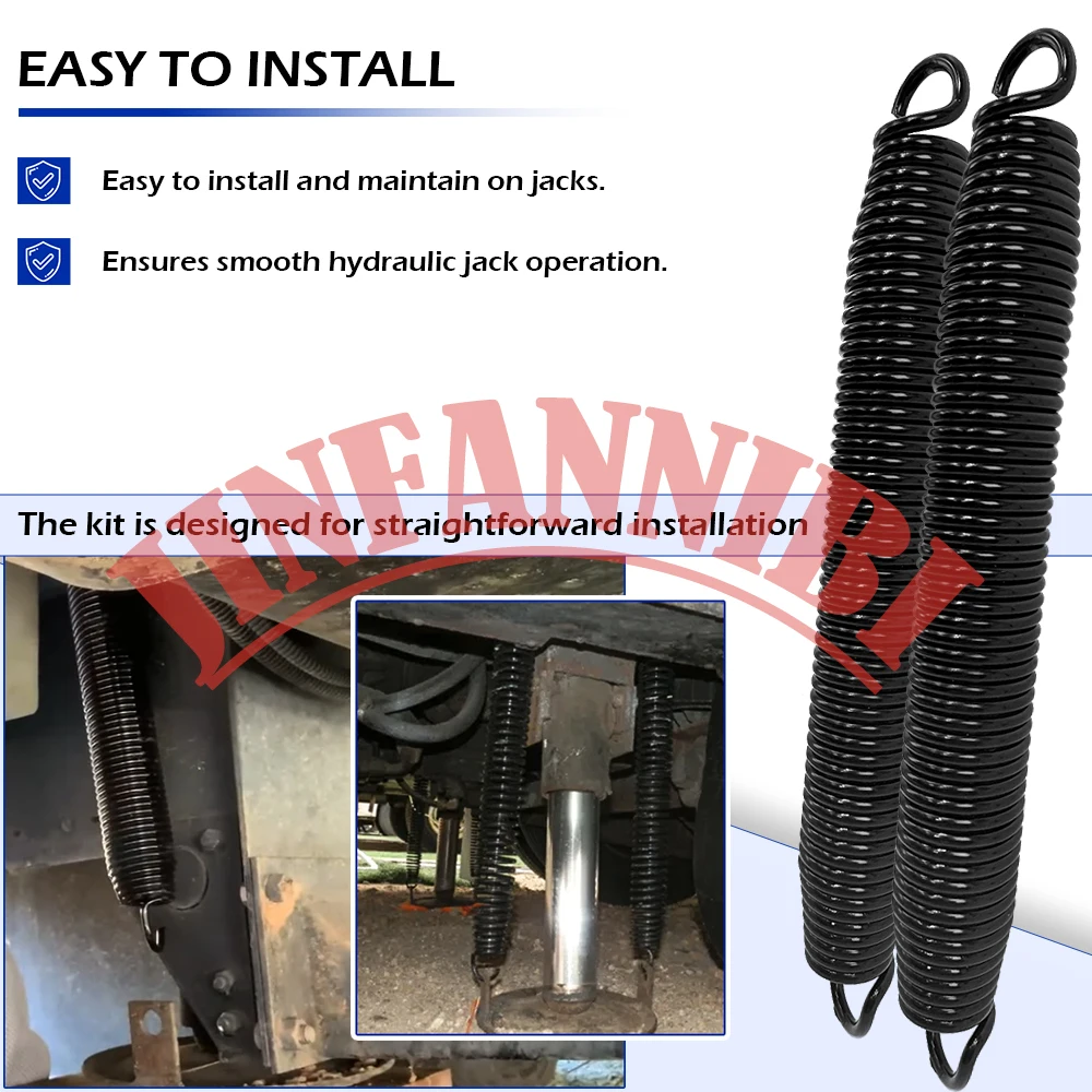 4 x Replacement Spring Kit For Hydraulic Leveling Jacks R3847 6,000 lb & 9,000