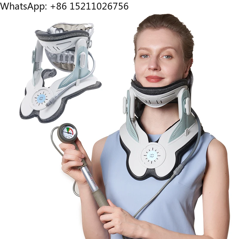 Factory Outlet Electric Pump Medical Cervical Collar Inflatable Neck Traction Brace for Neck Pain Relief