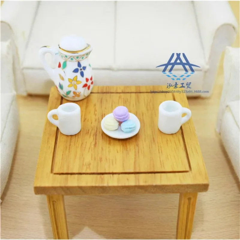 Mini tasses en céramique 1:12, jouets miniatures, modèle de maison de poupée, accessoires de scène microscopique, accessoires de photographie, décoration créative