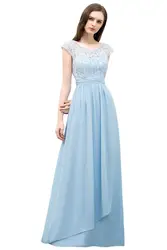 4 Colors Bridesmaid Dress Women Long Cut Out Belt Wedding Formal Party Evening Dress Prom Gown Robe De Soirée For Bride