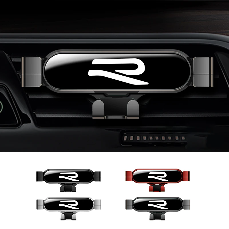 Soporte para teléfono de coche, soporte para rejilla de ventilación, soporte para GPS móvil, para VW T5 GTI R Line Polo Golf 5 6 Passat Scirocco