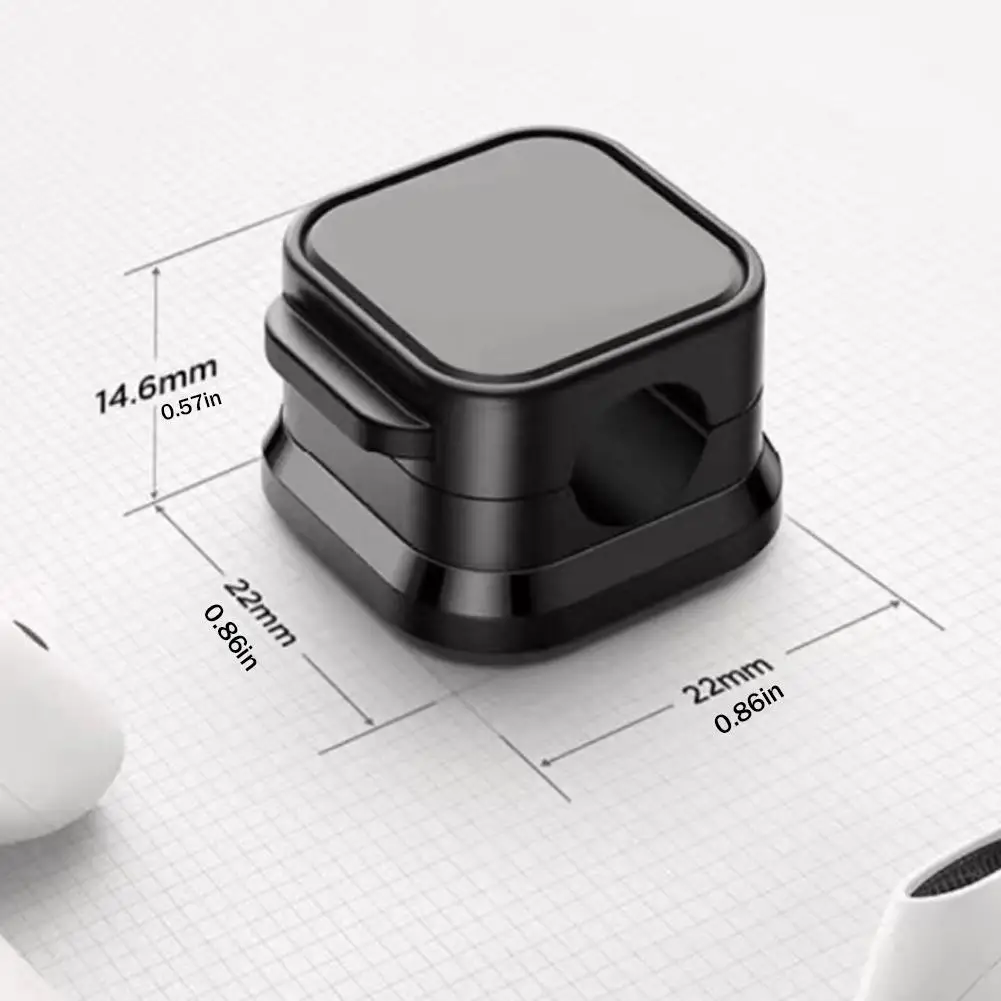 5 шт., держатель-органайзер для кабеля, магнитный кабель, гладкий регулируемый держатель шнура под столом, держатель кабеля, кабельные зажимы