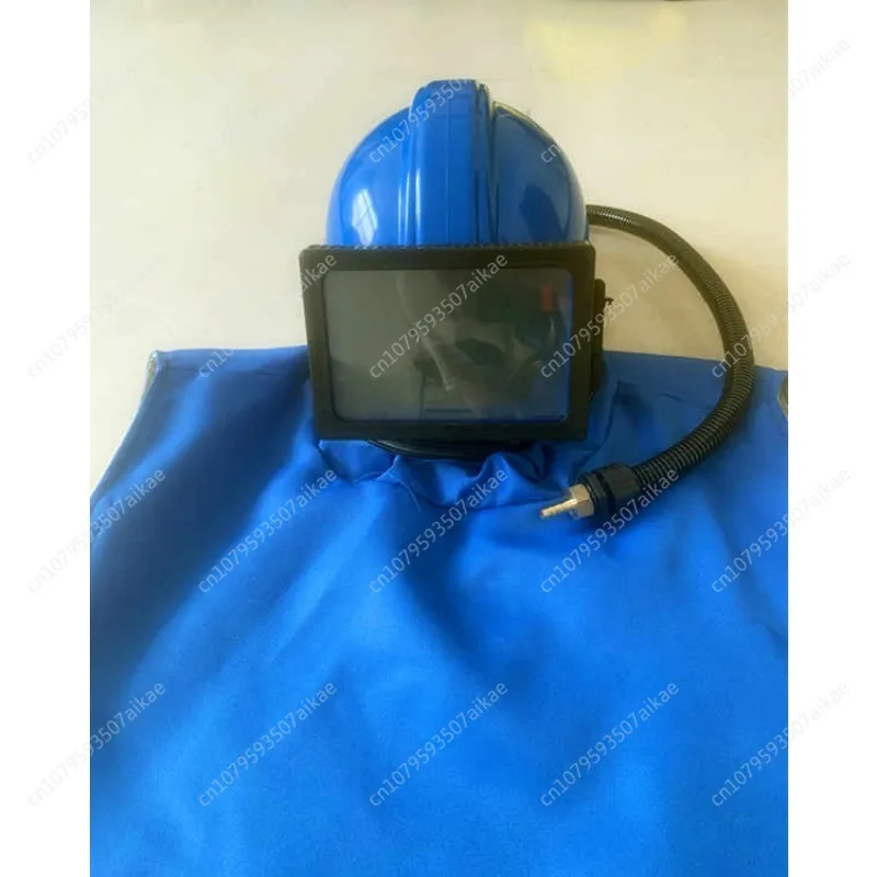 Sand Blast Helmet, Sandblasting Hood with Air Breathing Hose