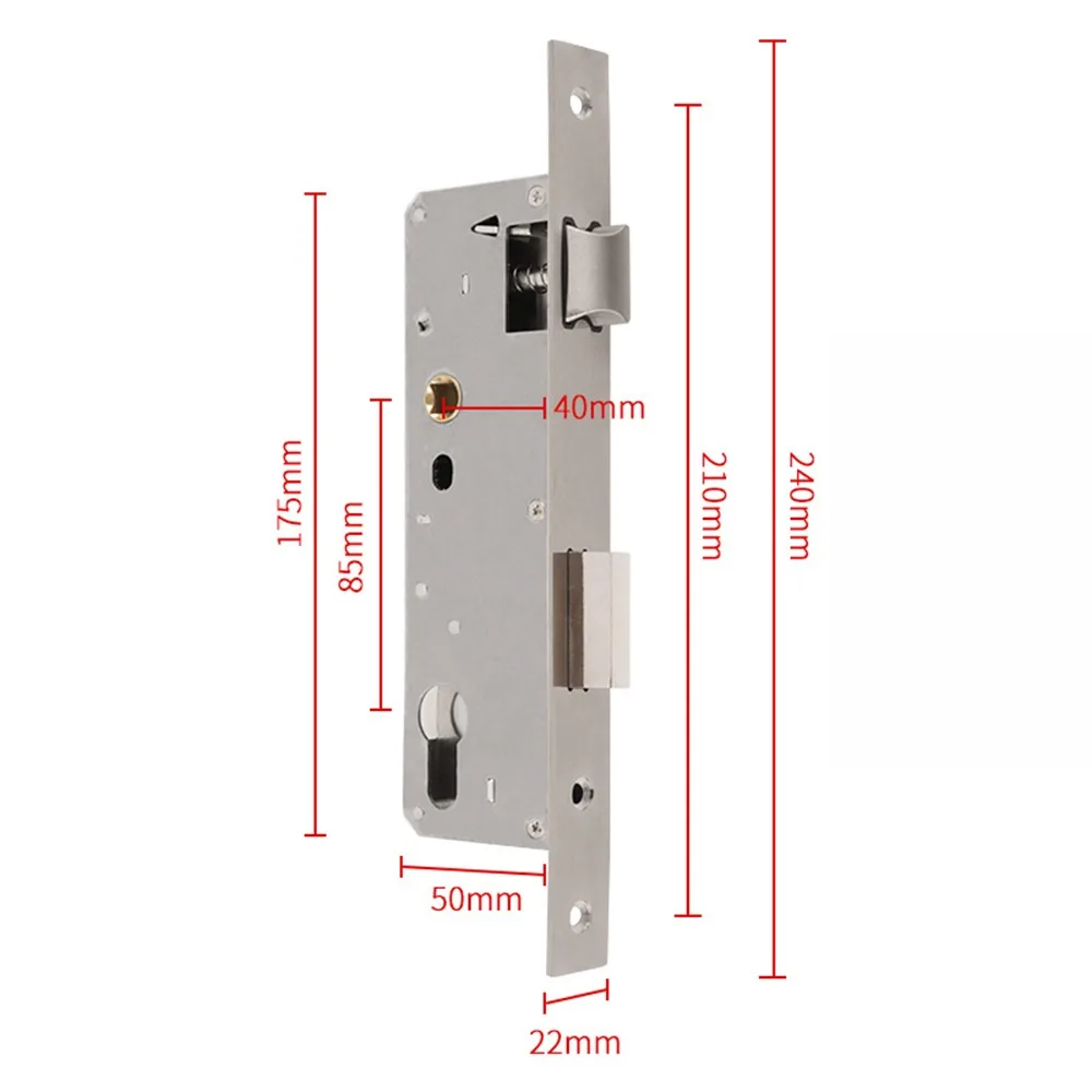 8520/8525/8530/8535 Алюминиевый дверной замок Универсальный одинарный и многоточечный внешний дверной замок Неинтеллектуальный замок Противоугонный