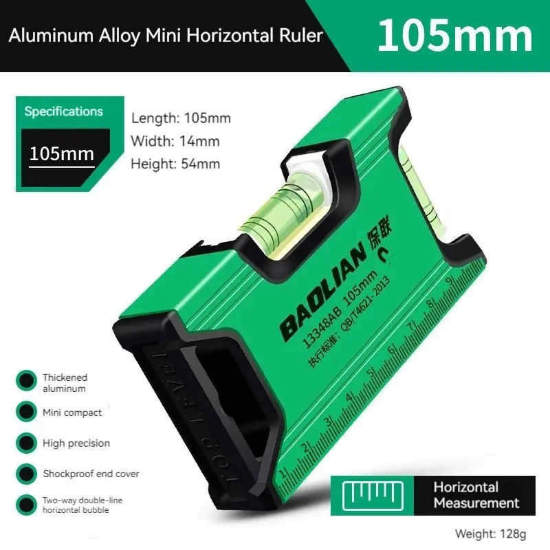 Mini Digital Protractor Angle Finder Inclinometer Electronic Measurement Level Slope Test Ruler Length 100/105mm Aluminum - Image 8
